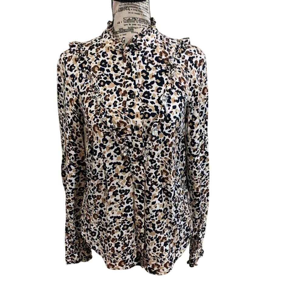 Maeve by Anthropologie button down‎ shirt sz 0